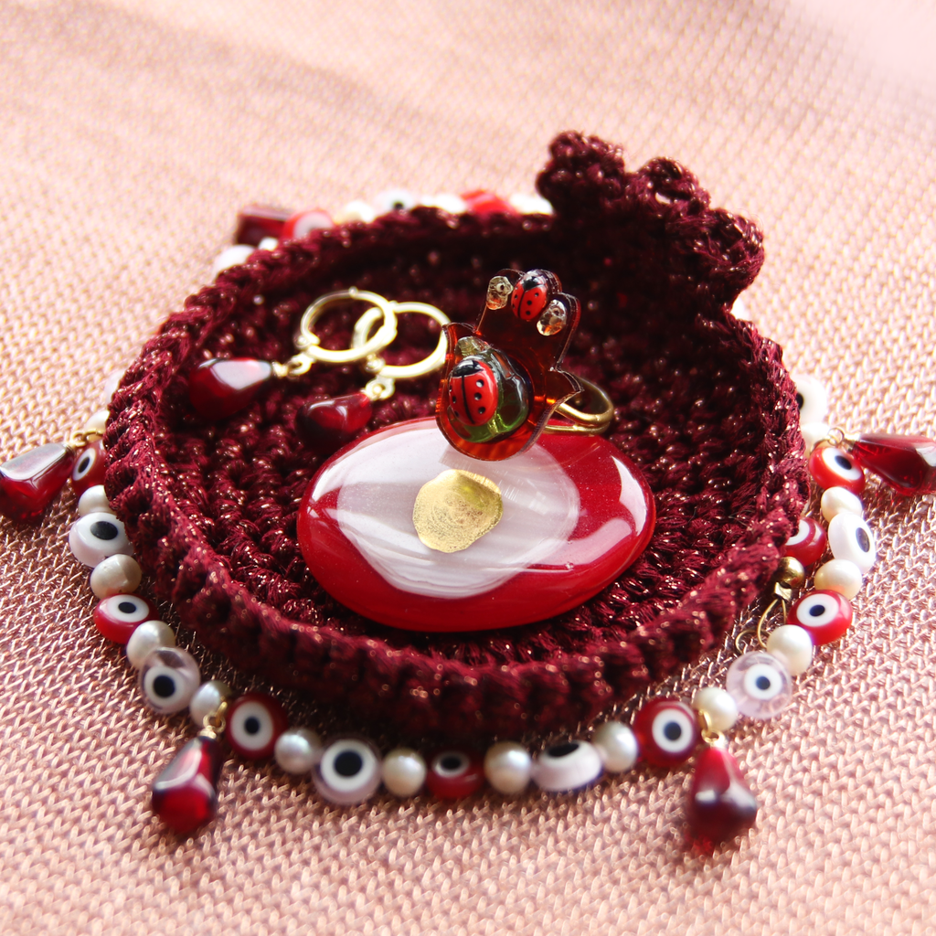 Pomegranate Trinket Dish