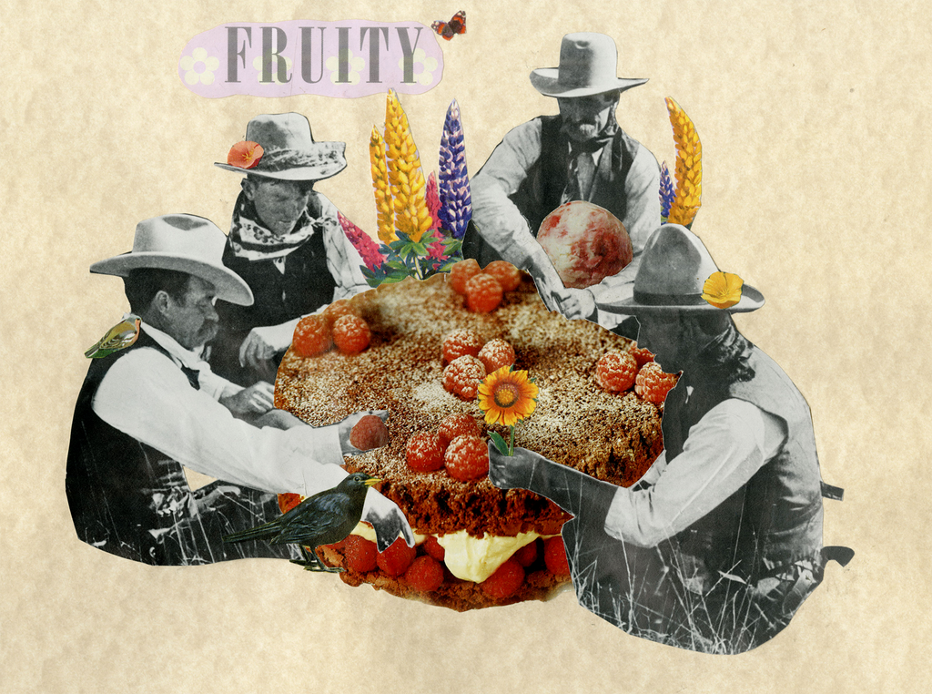 The Rootenest Tootenest Fruitiest Boys in the West Analogue Collage