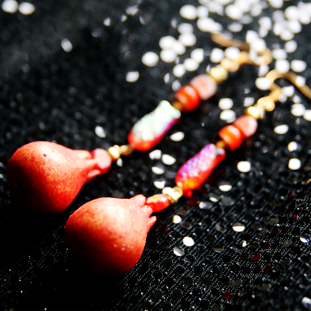 Lucky Pomegranate Dangler Earrings