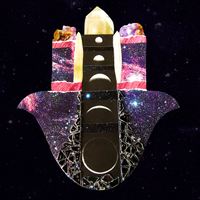 Mosaic Moon Phase Hamsa