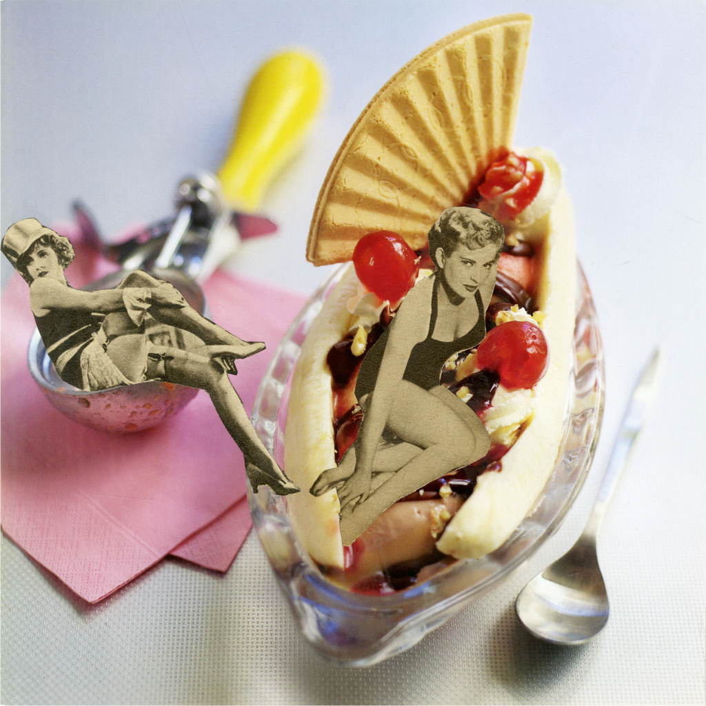 Sundae and An Extra Scoop Analogue Collage